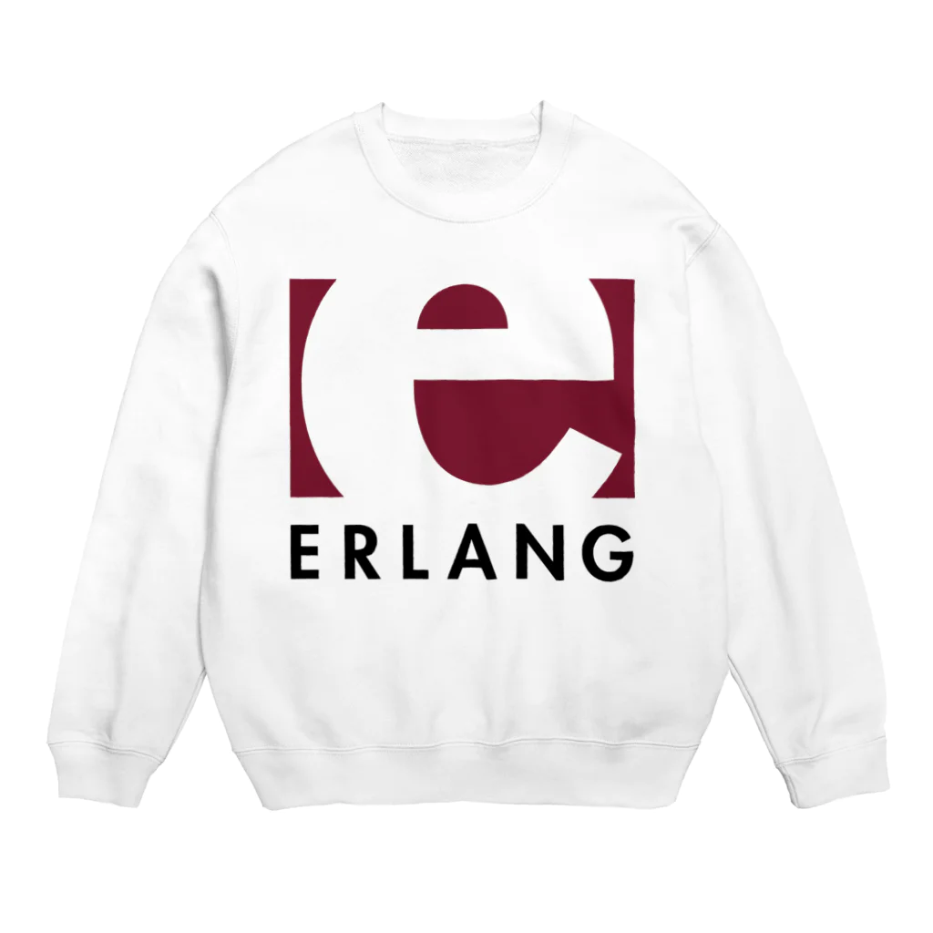 Erlang and Elixir shop by KRPEOのErlang logo Crew Neck Sweatshirt