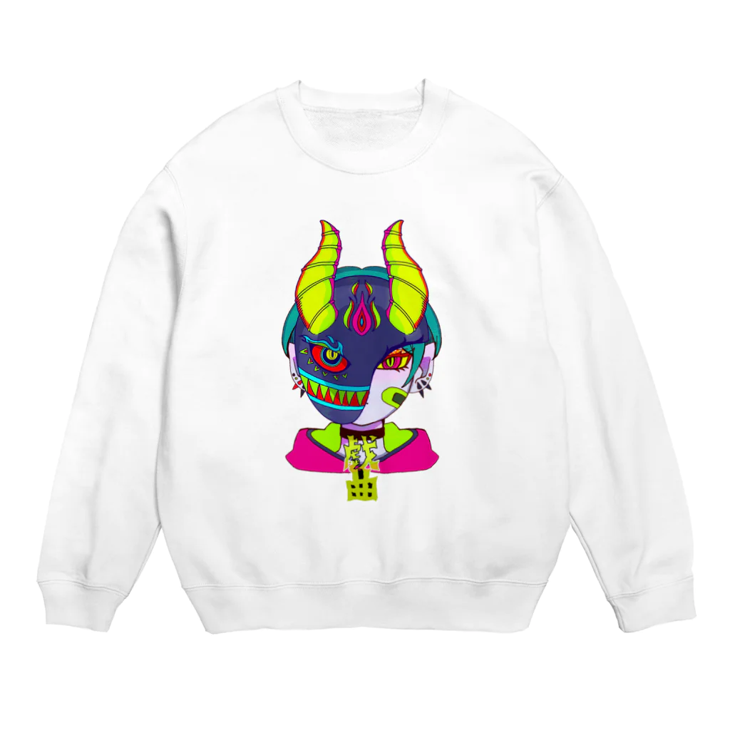 たつまきの仮面男子 戯曲くん Crew Neck Sweatshirt