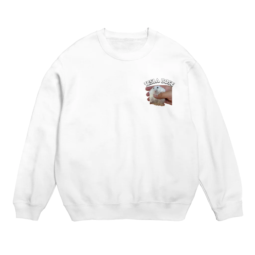 ハムスター研究所のテスラボーズ Crew Neck Sweatshirt