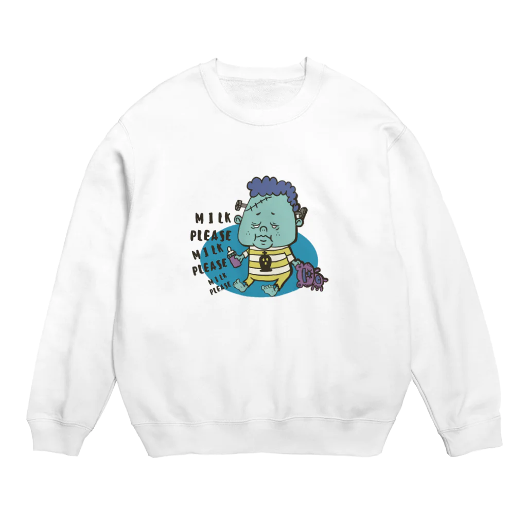 はなぺちゃとそばかすのフランケンチュタイン Crew Neck Sweatshirt