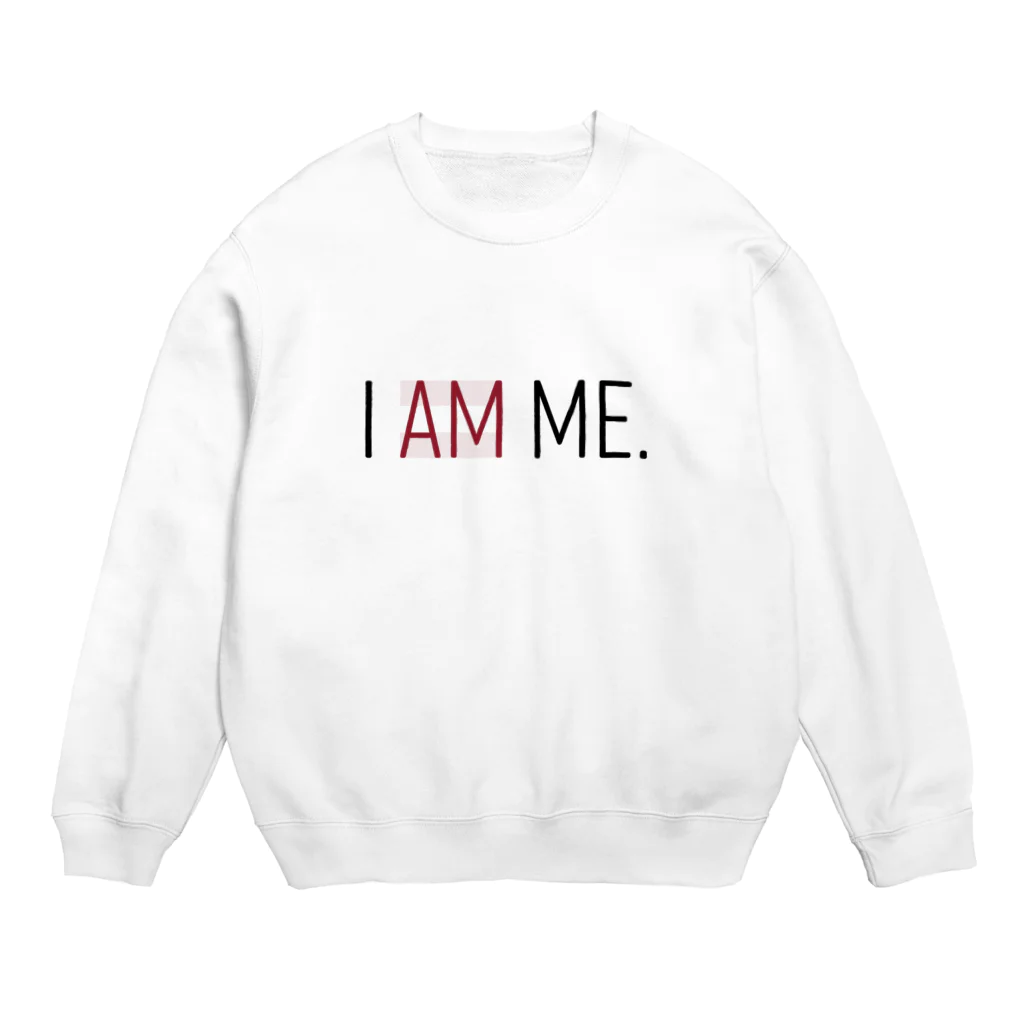 grayish black houseのI AM ME. Crew Neck Sweatshirt