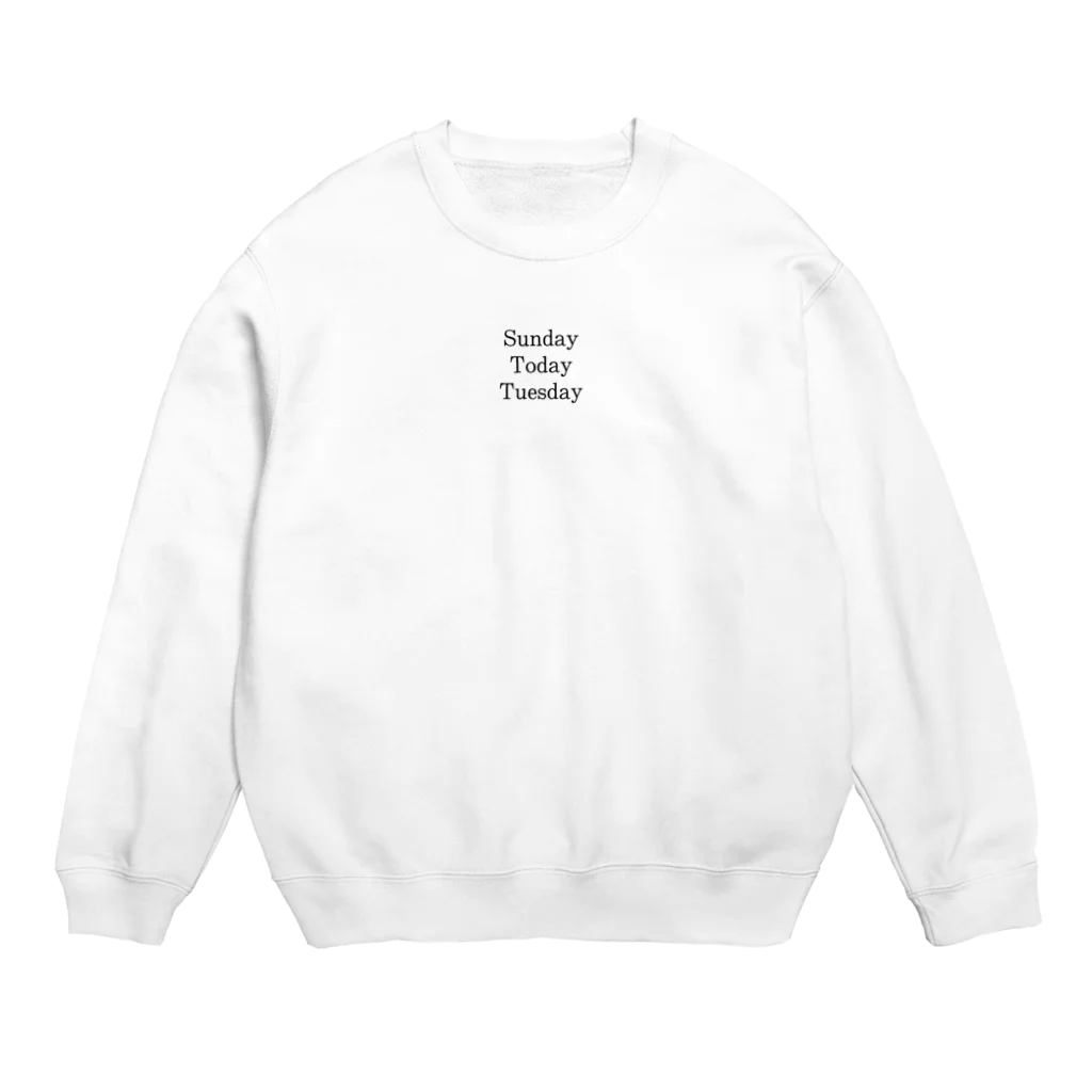 Yesriの月曜日 Crew Neck Sweatshirt