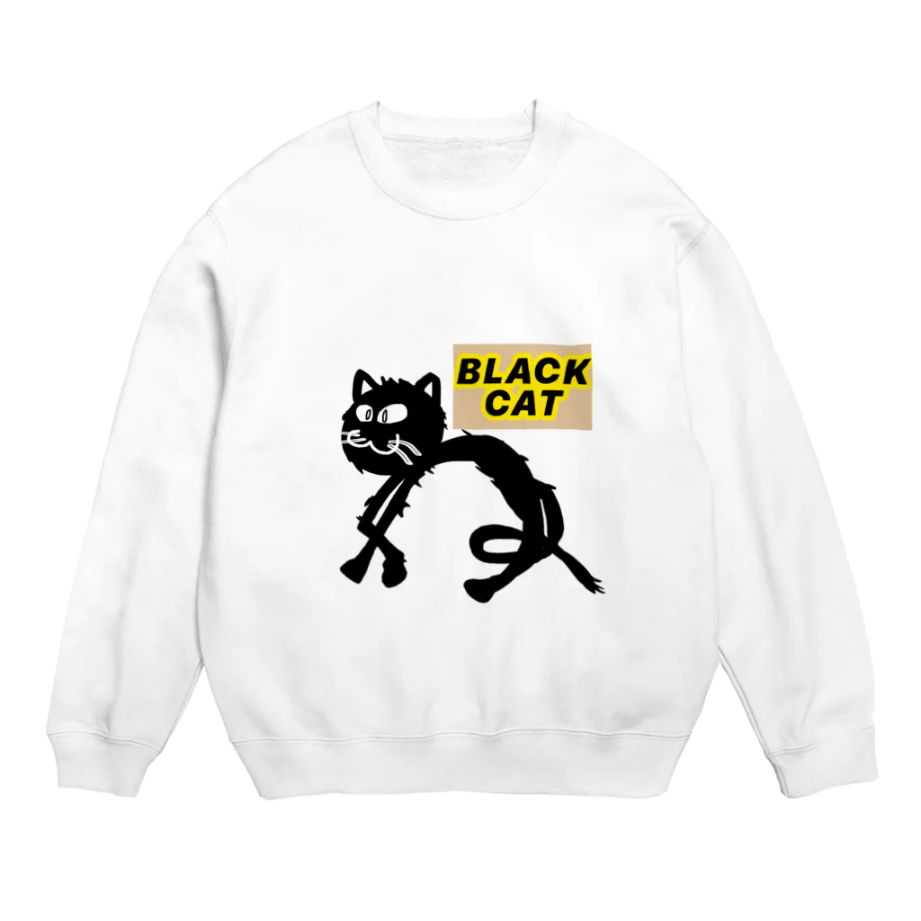 SEVEN-5-Ｇの BLACK  CAT Crew Neck Sweatshirt