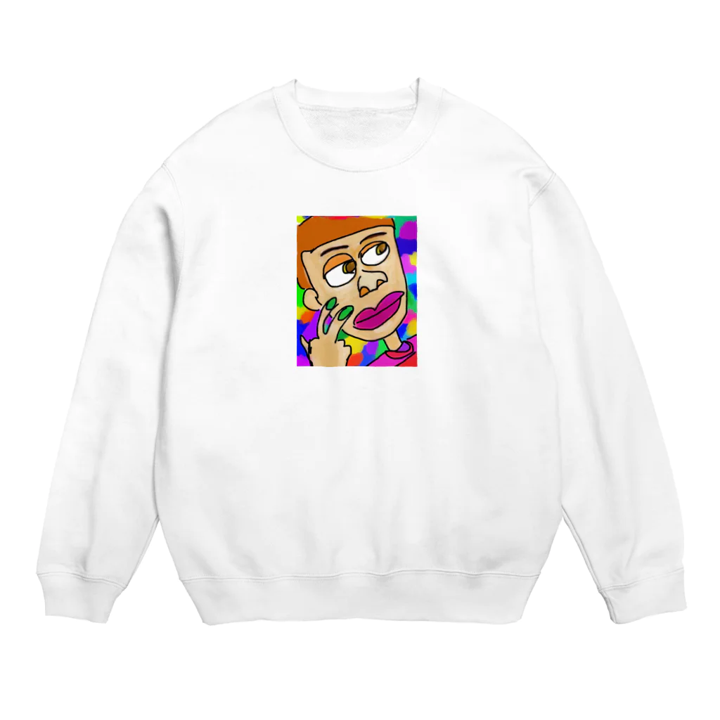 かえるのhira Crew Neck Sweatshirt