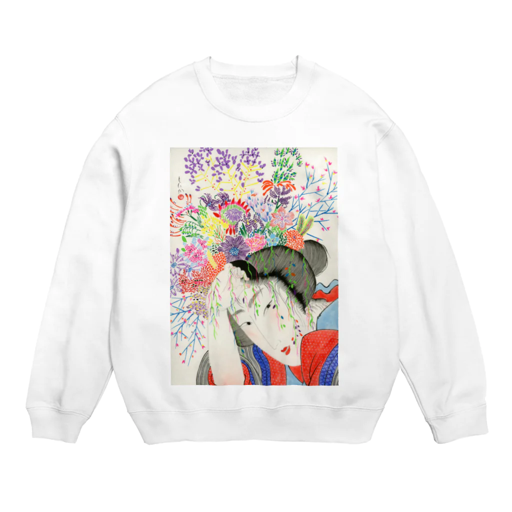 monica_lmの春の花 Crew Neck Sweatshirt