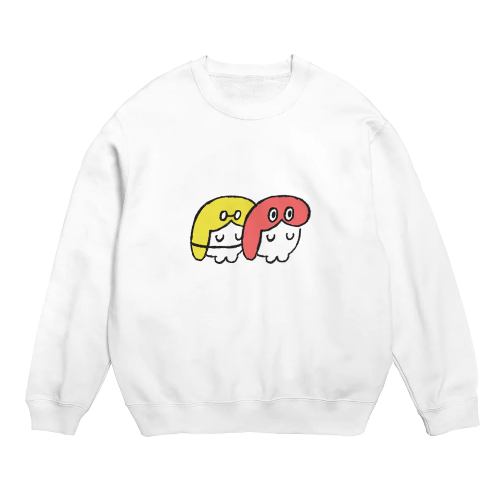 スシちゃんのマグロちゃんとタマゴちゃん Crew Neck Sweatshirt