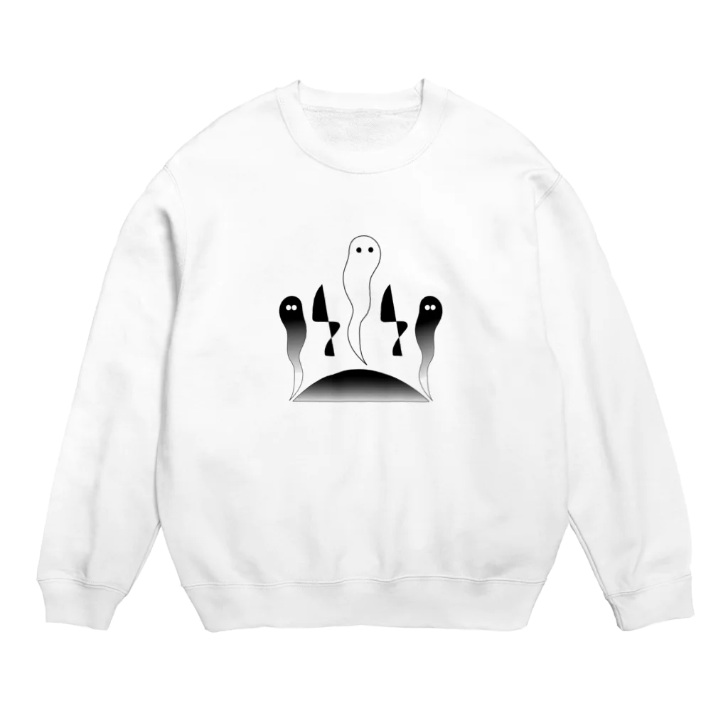 秀（syu）の幽ロゴアイテムNo2 Crew Neck Sweatshirt