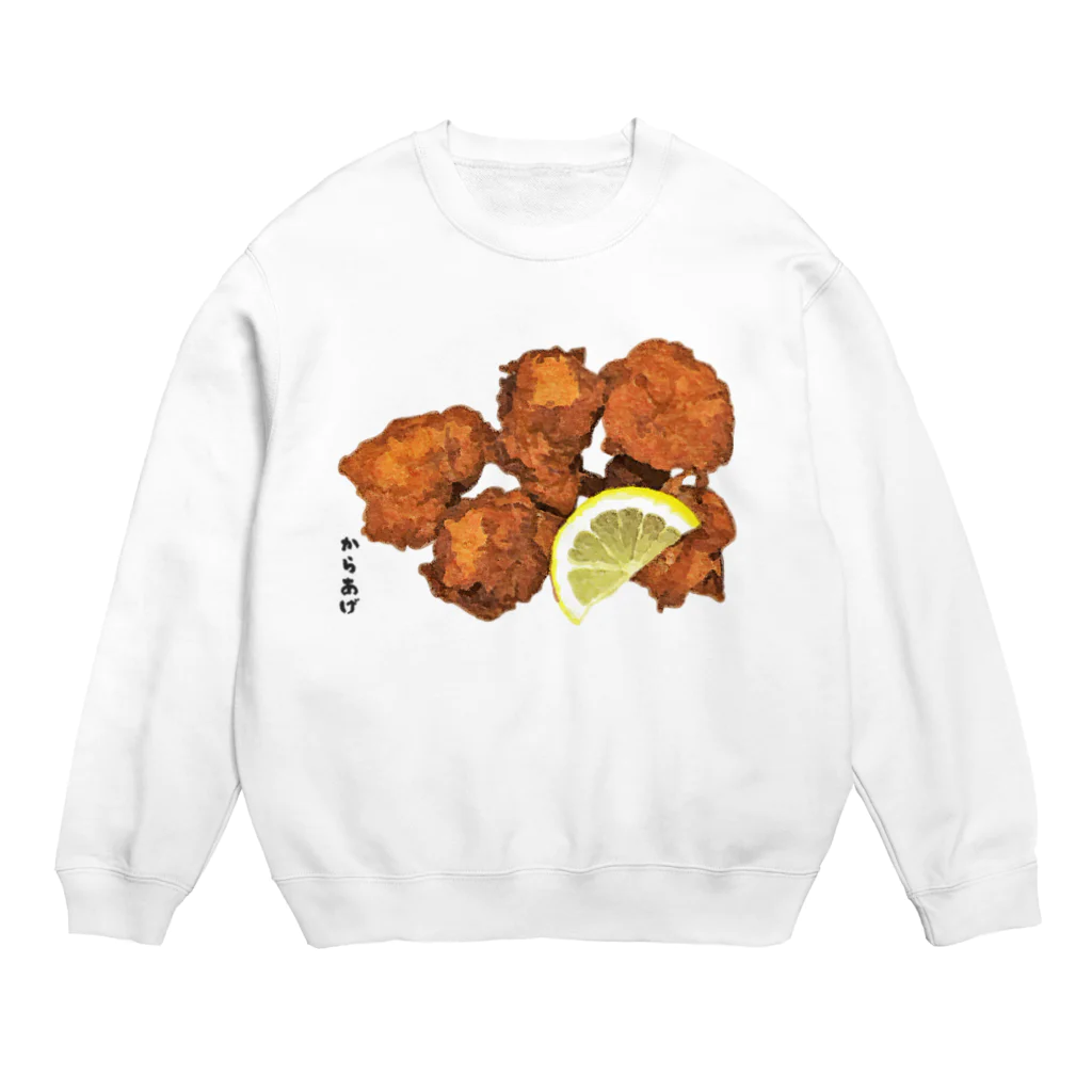 脂身通信Ｚの鶏の唐揚げ（ザンギ）_221016 Crew Neck Sweatshirt