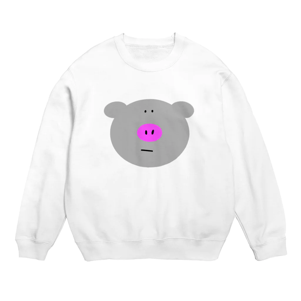 よこづな文庫のイベリコぶた。 Crew Neck Sweatshirt