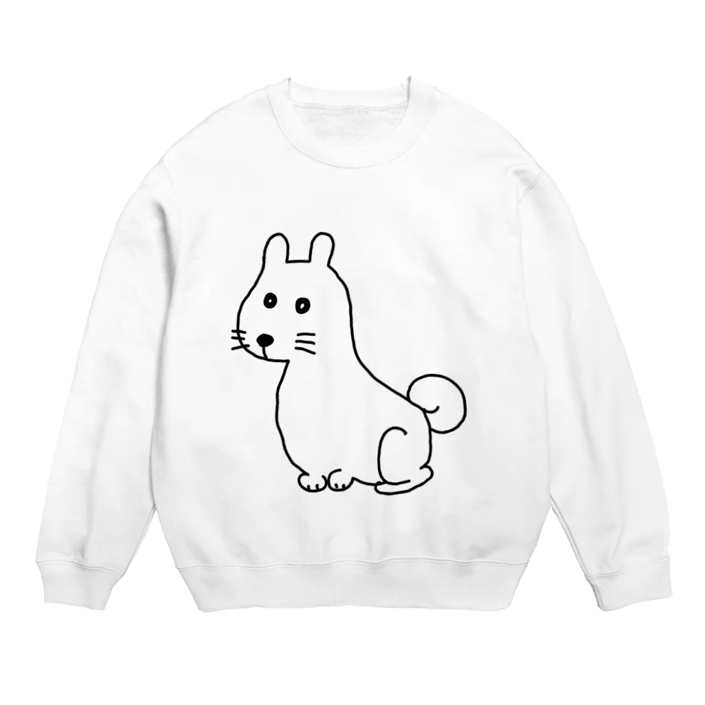 柴犬しばわんこhana873のお座りしてるわんこちゃん Crew Neck Sweatshirt