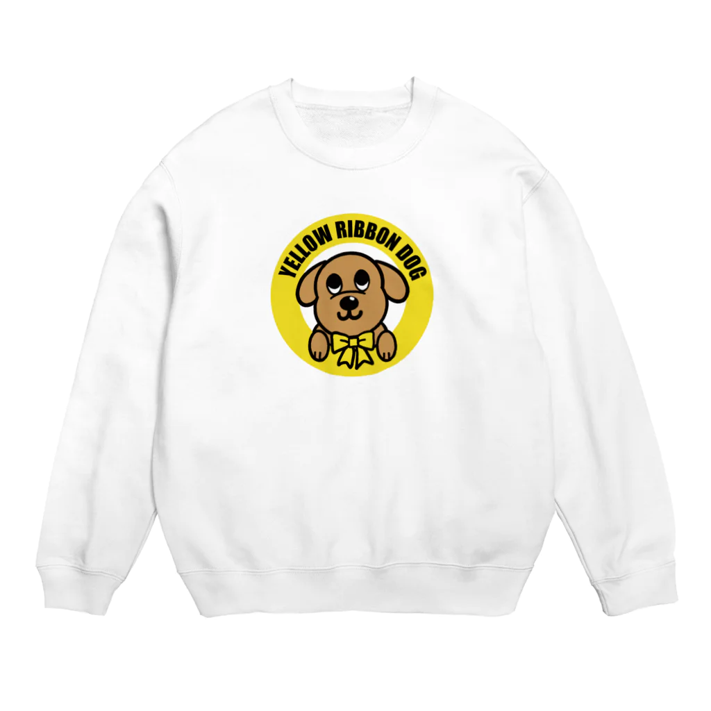 Yellow Ribbon Dog ShopのイエローリボンドッグのボンちゃんJr. Crew Neck Sweatshirt