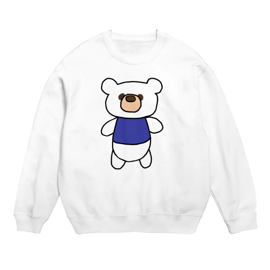 クマのブルくんのクマのブルくん Crew Neck Sweatshirt