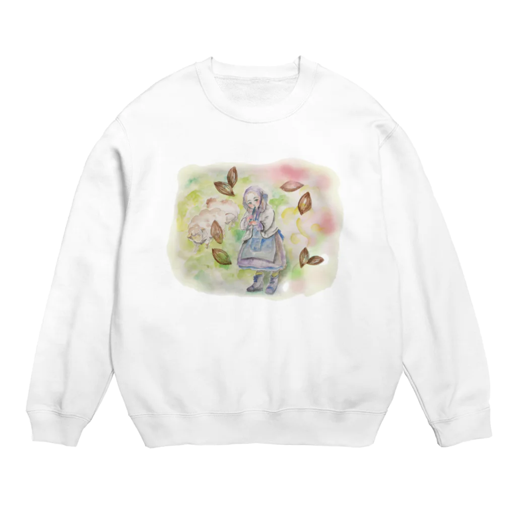 vierkの葦笛の踊り Crew Neck Sweatshirt