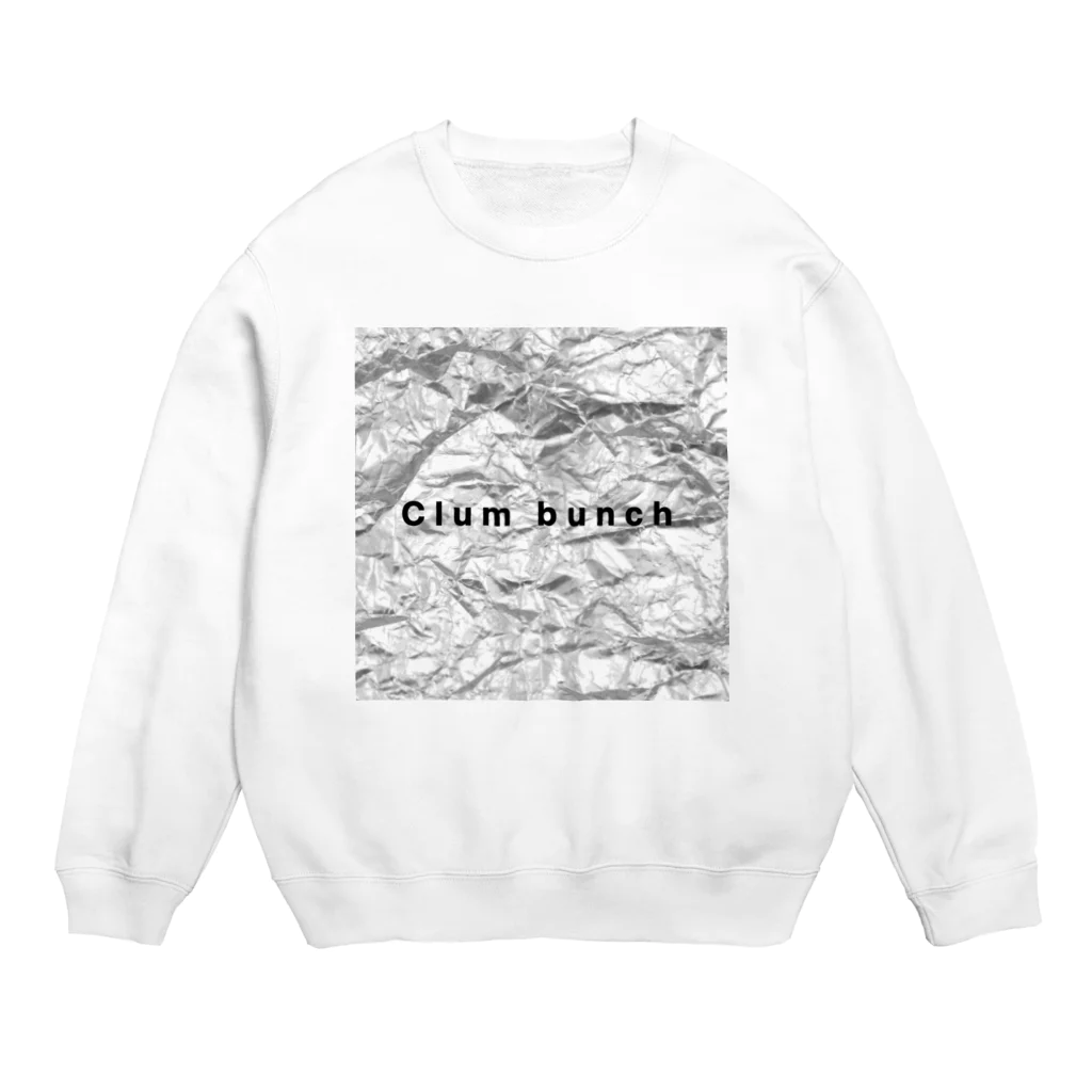 Clum bunchのくしゃくしゃくしゃくしゃ Crew Neck Sweatshirt