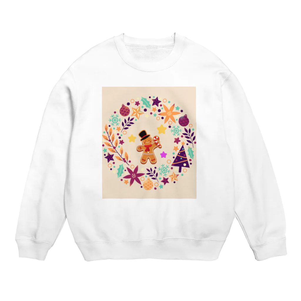 るいさんちのクリスマスクッキー Crew Neck Sweatshirt