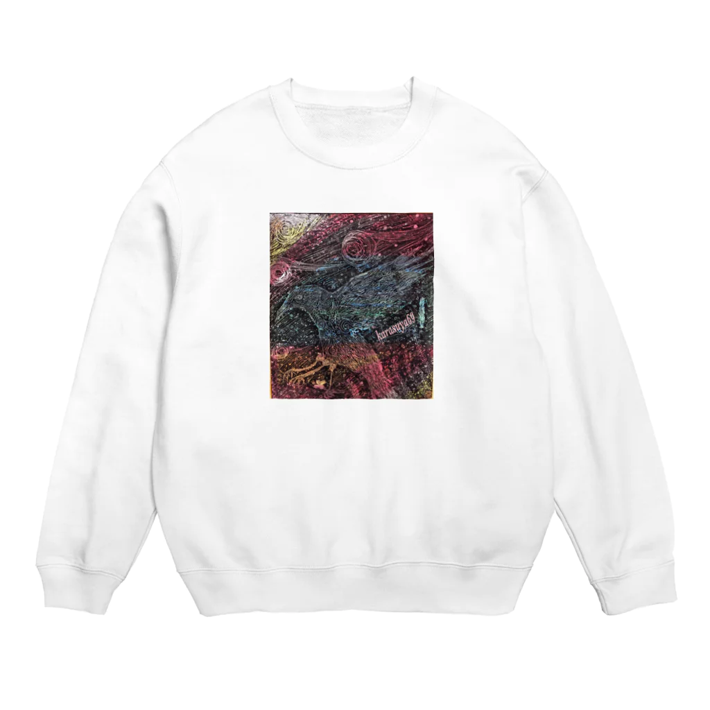 Karasuya69の鴉屋  八咫烏1 Crew Neck Sweatshirt