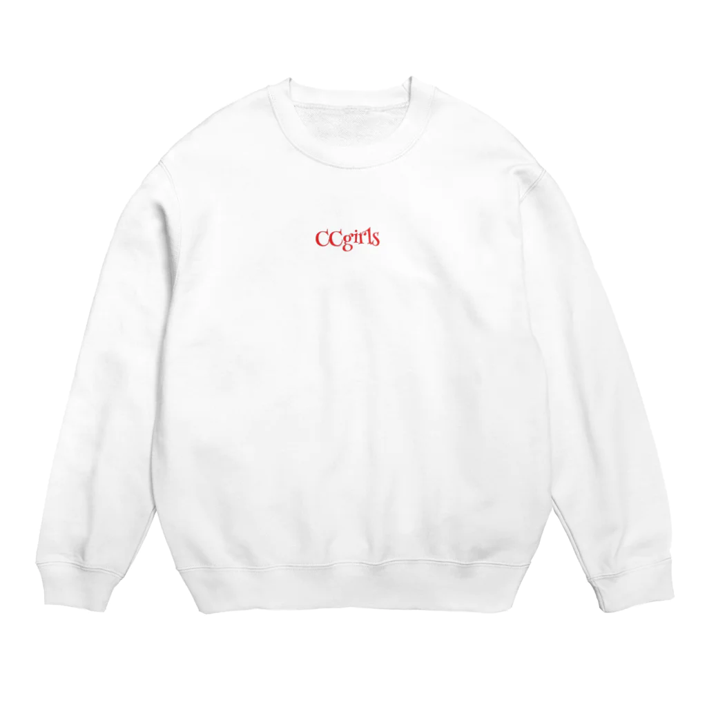 CCgirlsのCCロゴ入り Crew Neck Sweatshirt