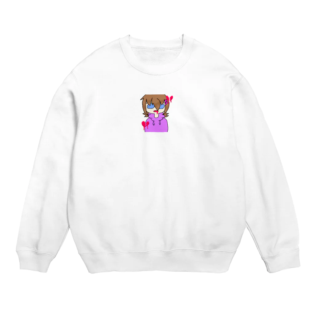 てんとうむしさんのショップの先輩に恋人居た Crew Neck Sweatshirt