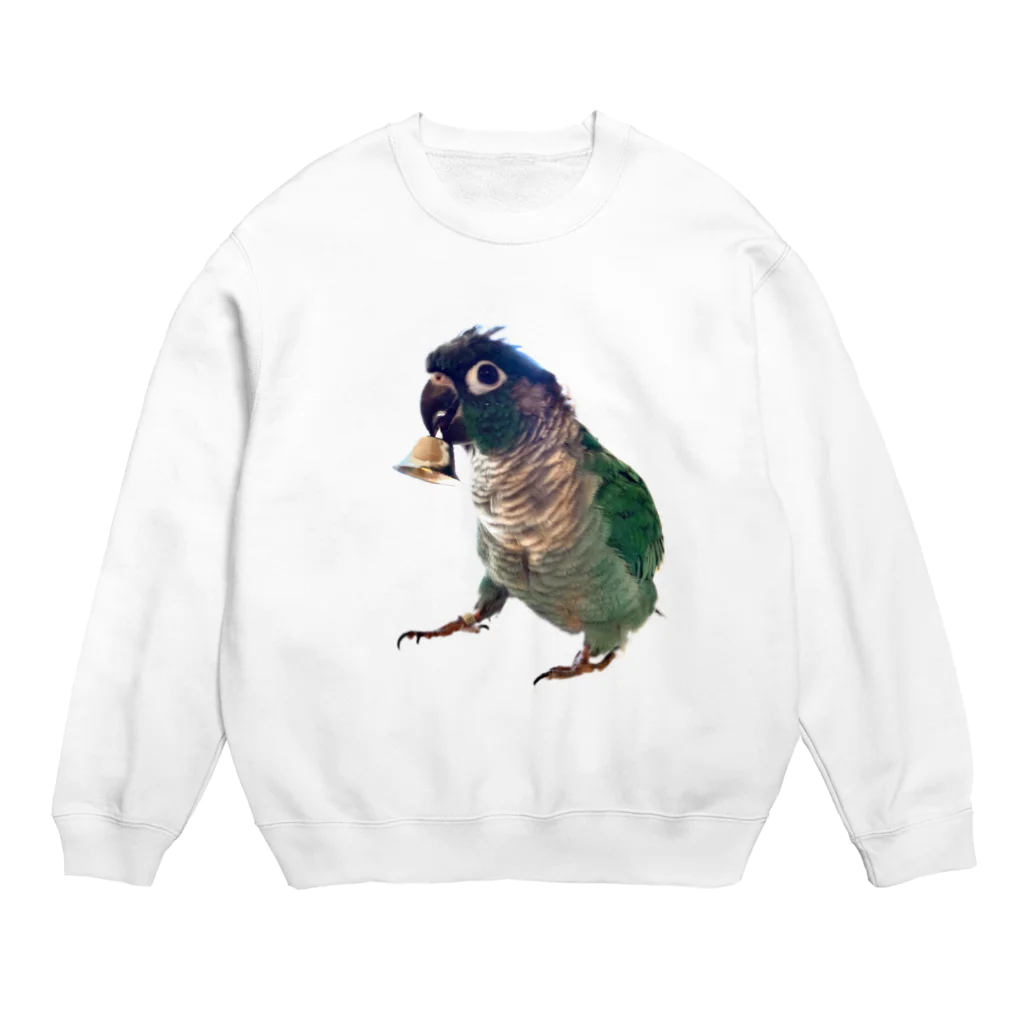 ウロコインコの翠のグッズショップのウロコインコの翠ver.ベルで呼び出し Crew Neck Sweatshirt