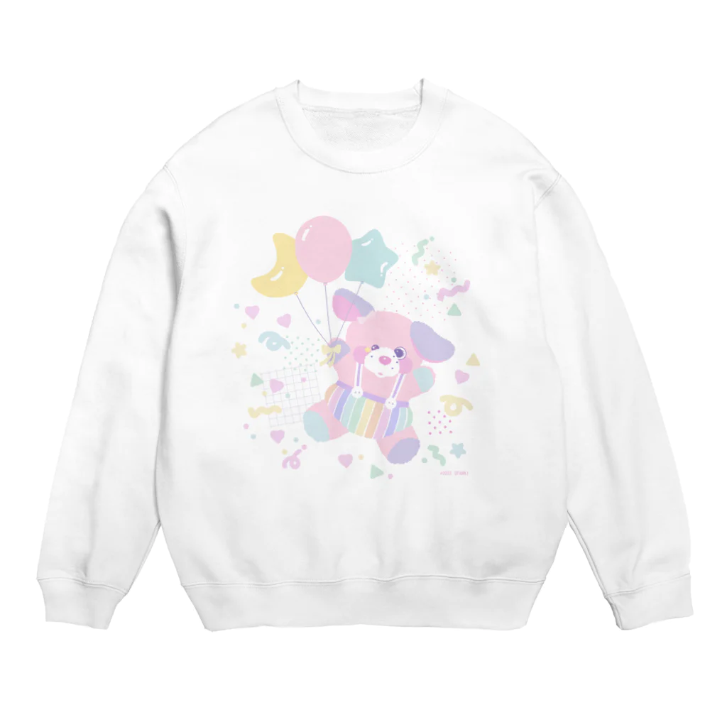 Spank!の80’s Fancy びっくり犬ちゃん Crew Neck Sweatshirt