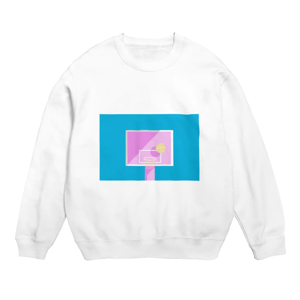 narumiのバスケットゴール　昼 Crew Neck Sweatshirt