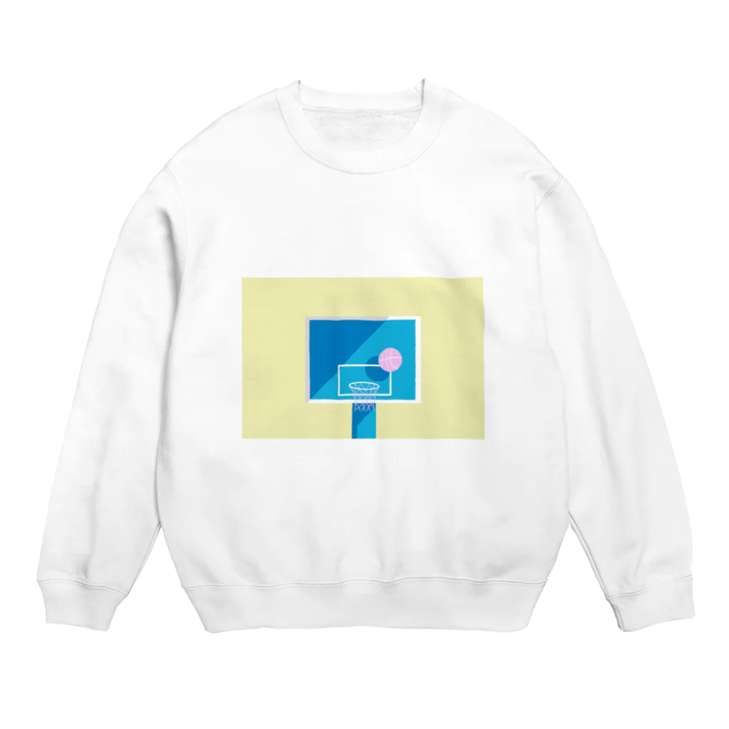 narumiのバスケットゴール　朝 Crew Neck Sweatshirt