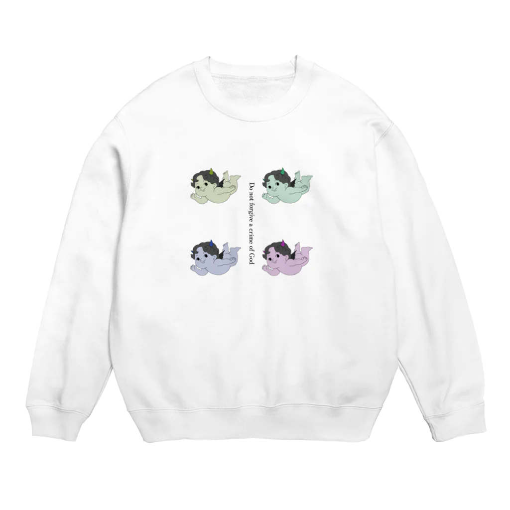 乃atoの神の罪を許すな Crew Neck Sweatshirt