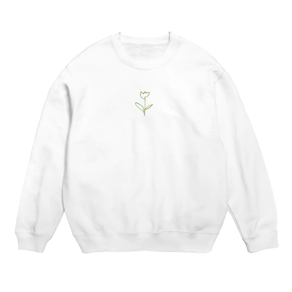 rilybiiの虹色 Tulip Crew Neck Sweatshirt