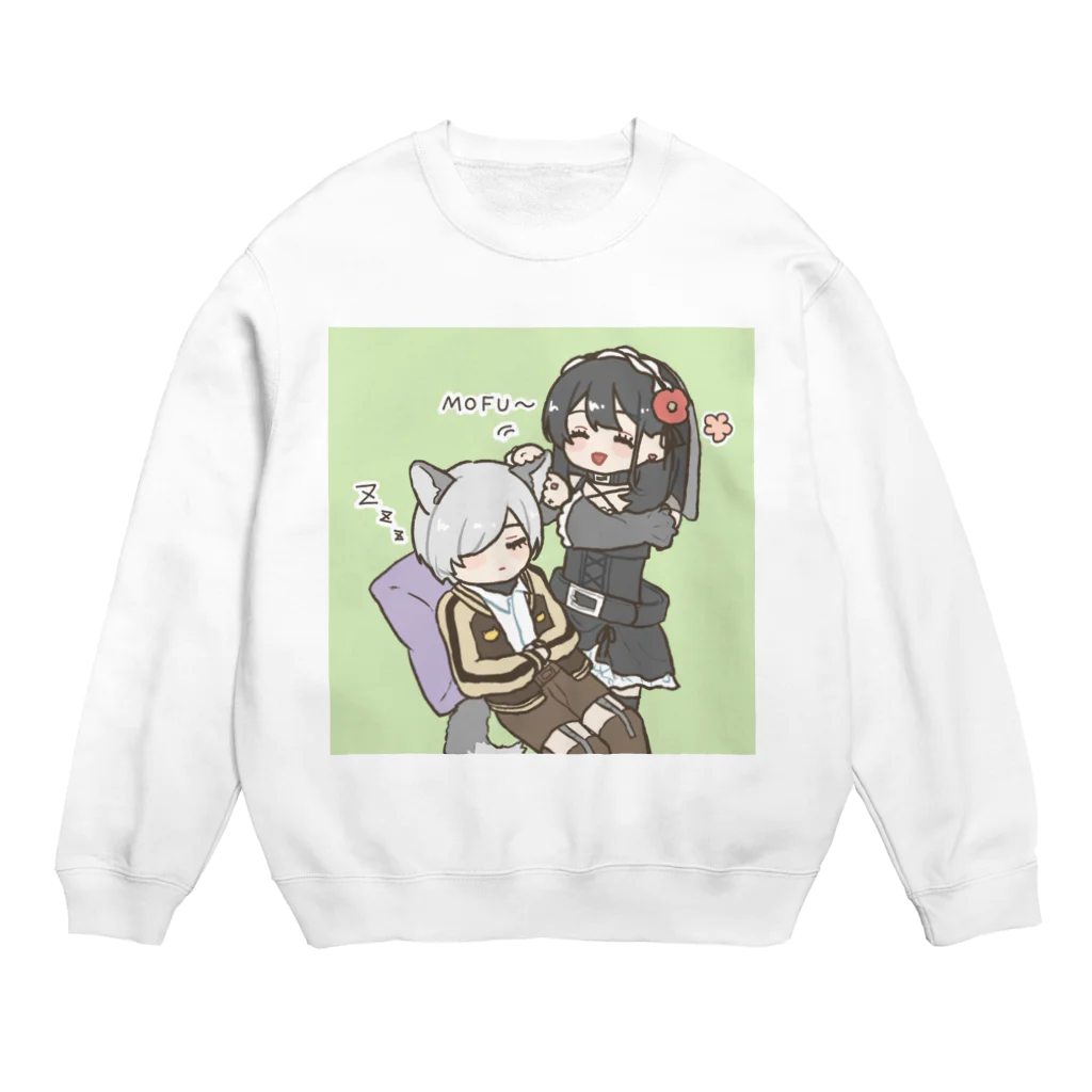 雨の浴室のMOFU〜 Crew Neck Sweatshirt