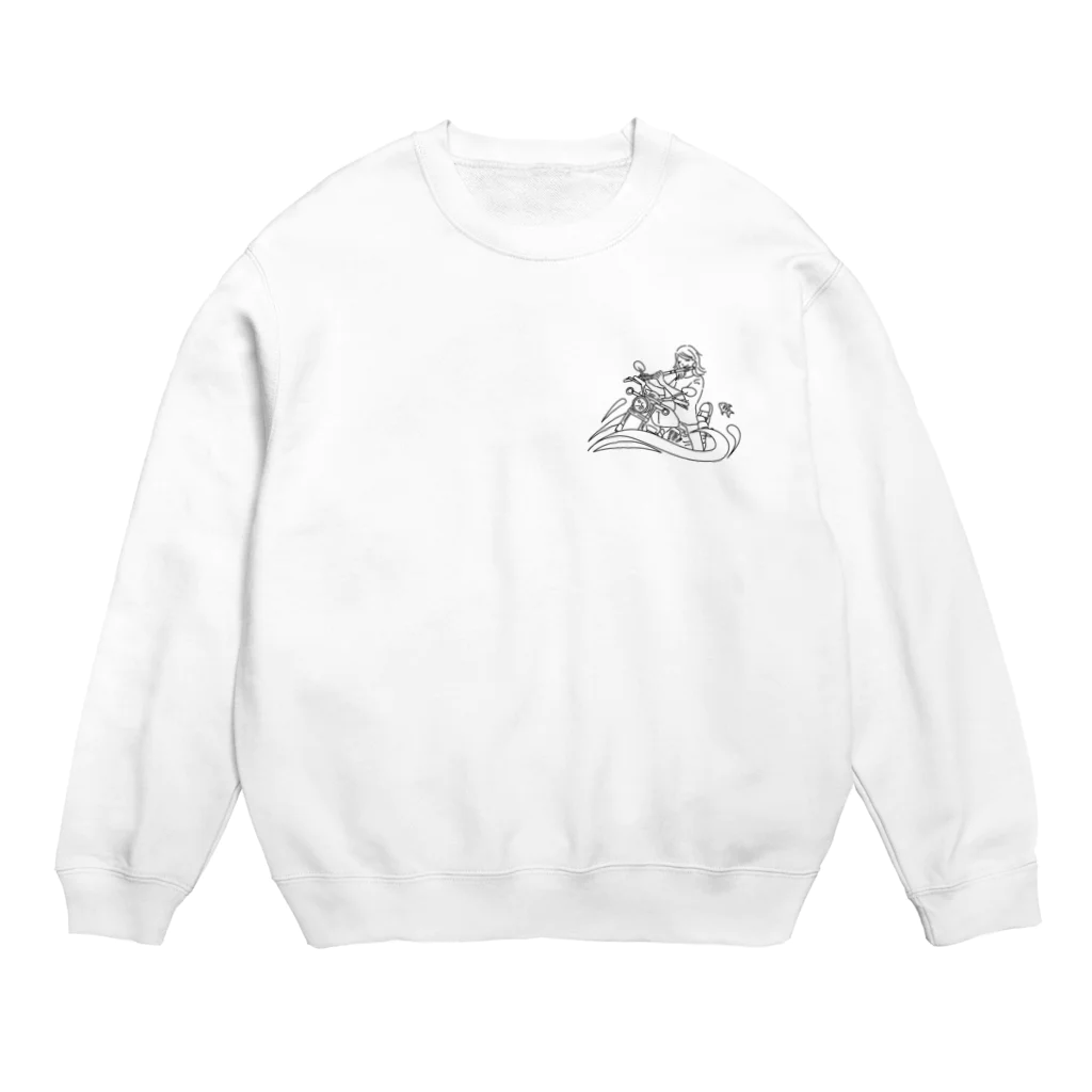 フルーティストかなのグッズ達のフルーティストかなのアイテム達です Crew Neck Sweatshirt