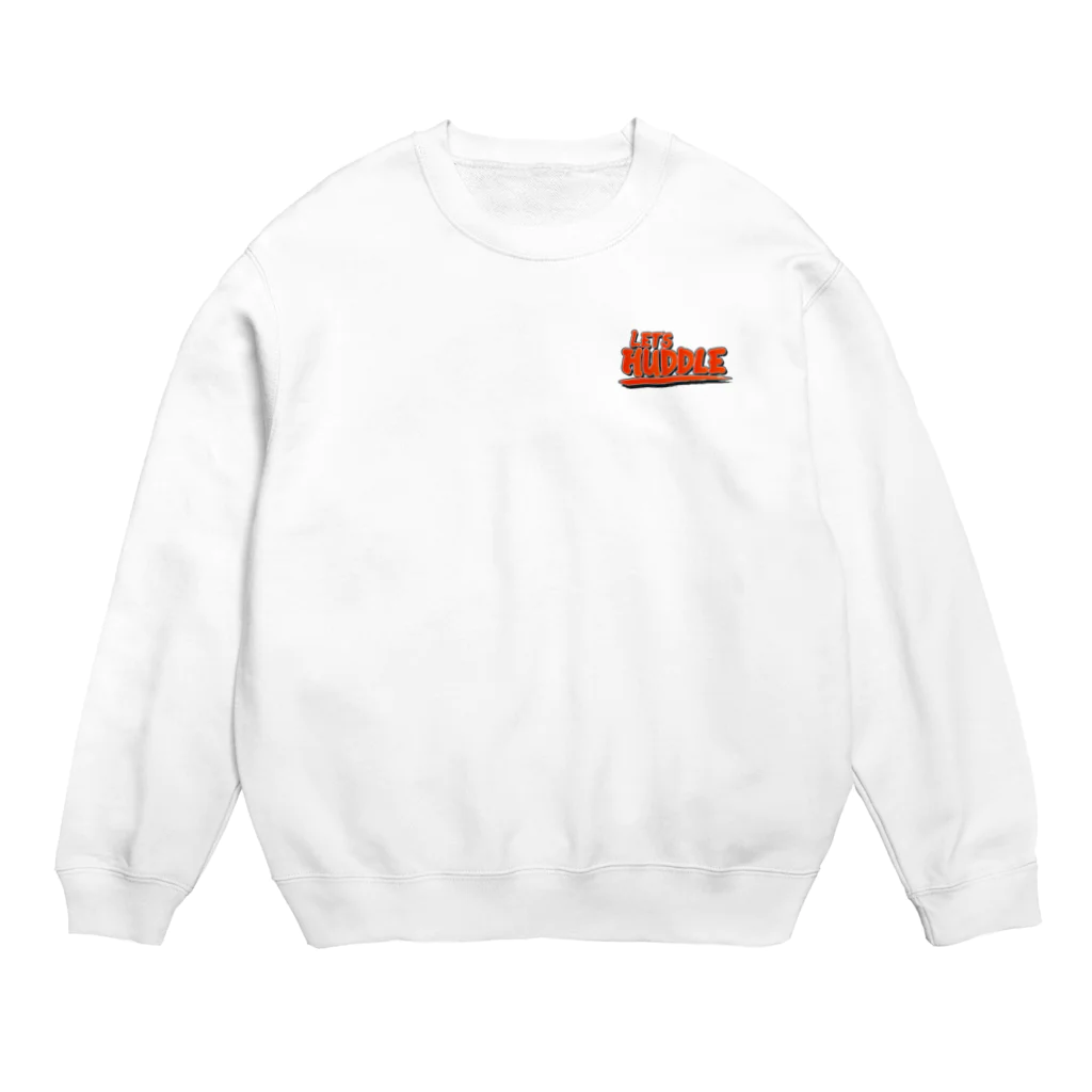 letshuddleのレッツハドル（文字ロゴ版） Crew Neck Sweatshirt