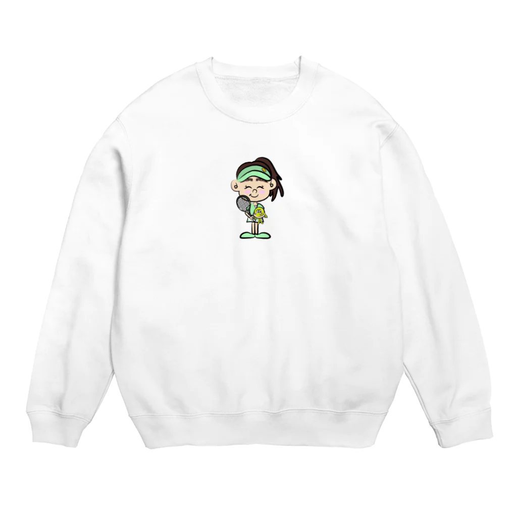 力石優衣オフィシャルグッズのユイチャン Crew Neck Sweatshirt