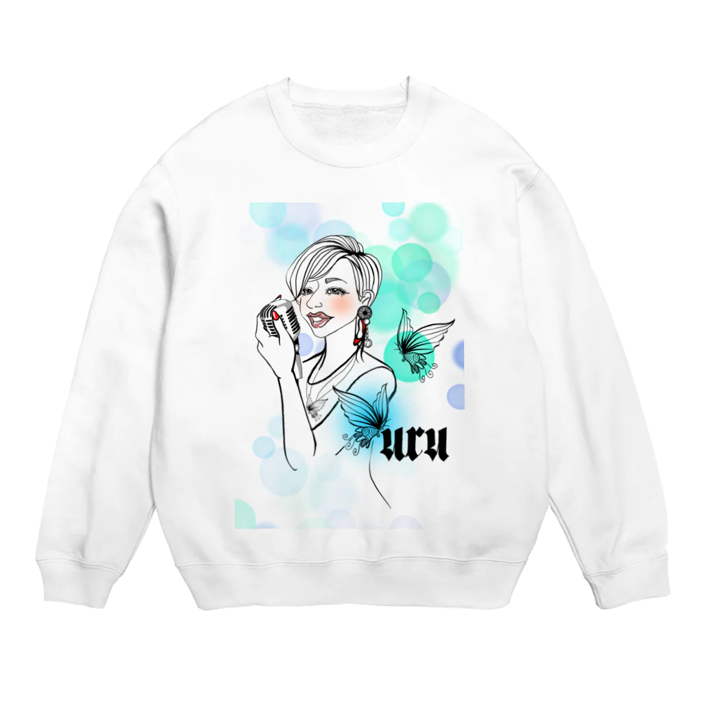 🫧🦋uru🎙ぅʓ👠💕の🫧🦋uru🎙ぅʓ 👠💕グッズ Crew Neck Sweatshirt