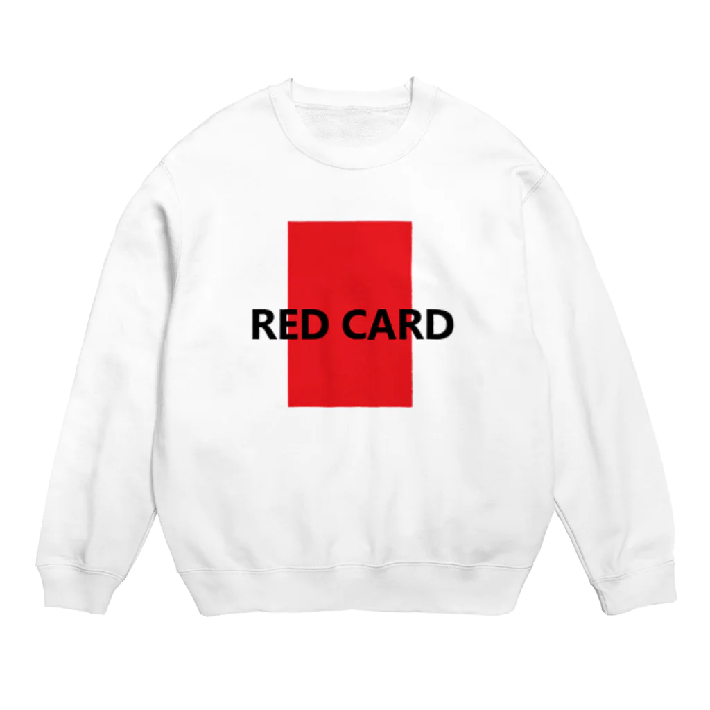 アメリカンベース のレッドカード　⚽　サッカー Crew Neck Sweatshirt