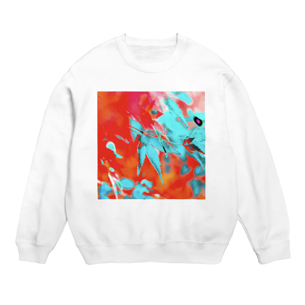 最終進化的量産型良のエッジコウヨウ Crew Neck Sweatshirt