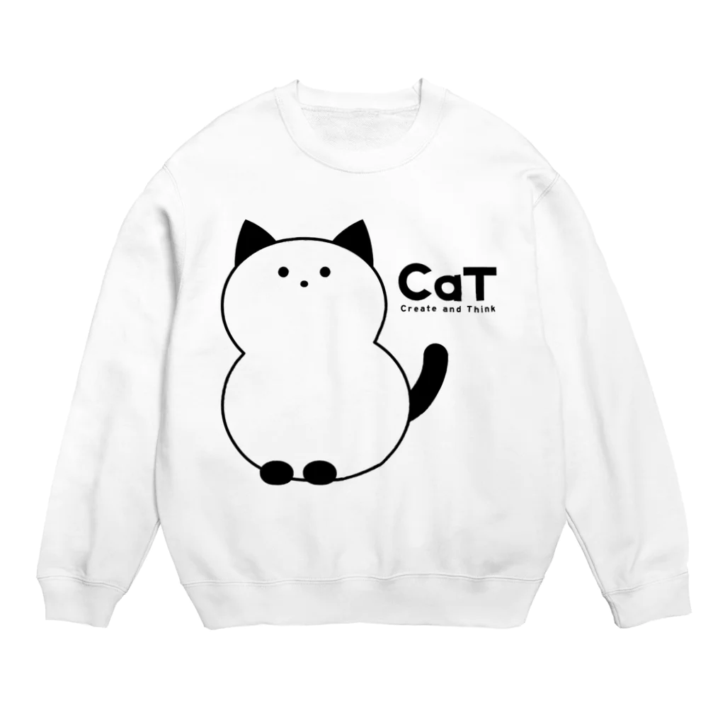 CaTのCaT - Create and Think Crew Neck Sweatshirt