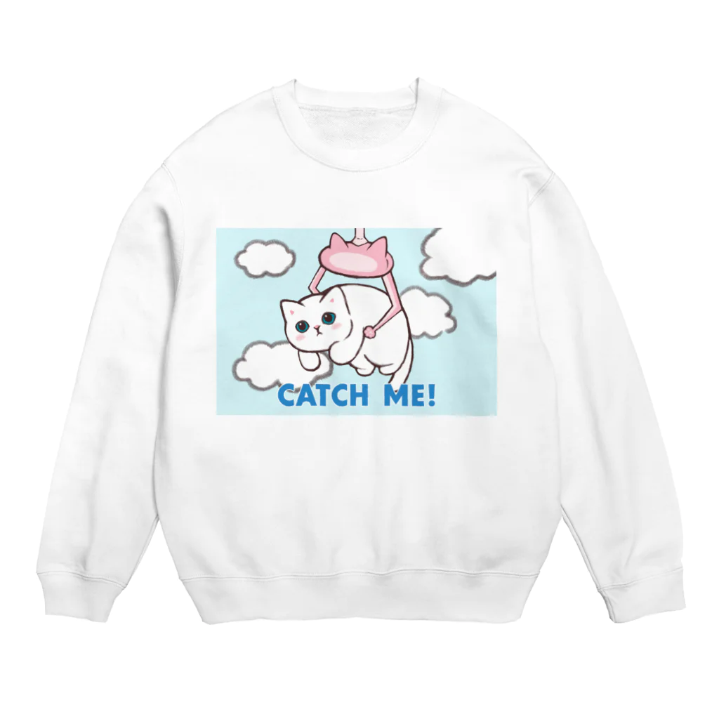 ふわにゃんshopのCATCH ME! Crew Neck Sweatshirt