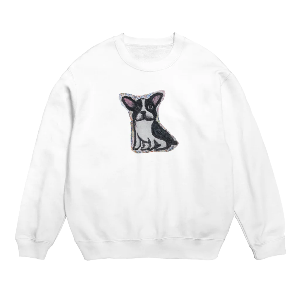 ルーナ│障害者アート のフレブル Crew Neck Sweatshirt