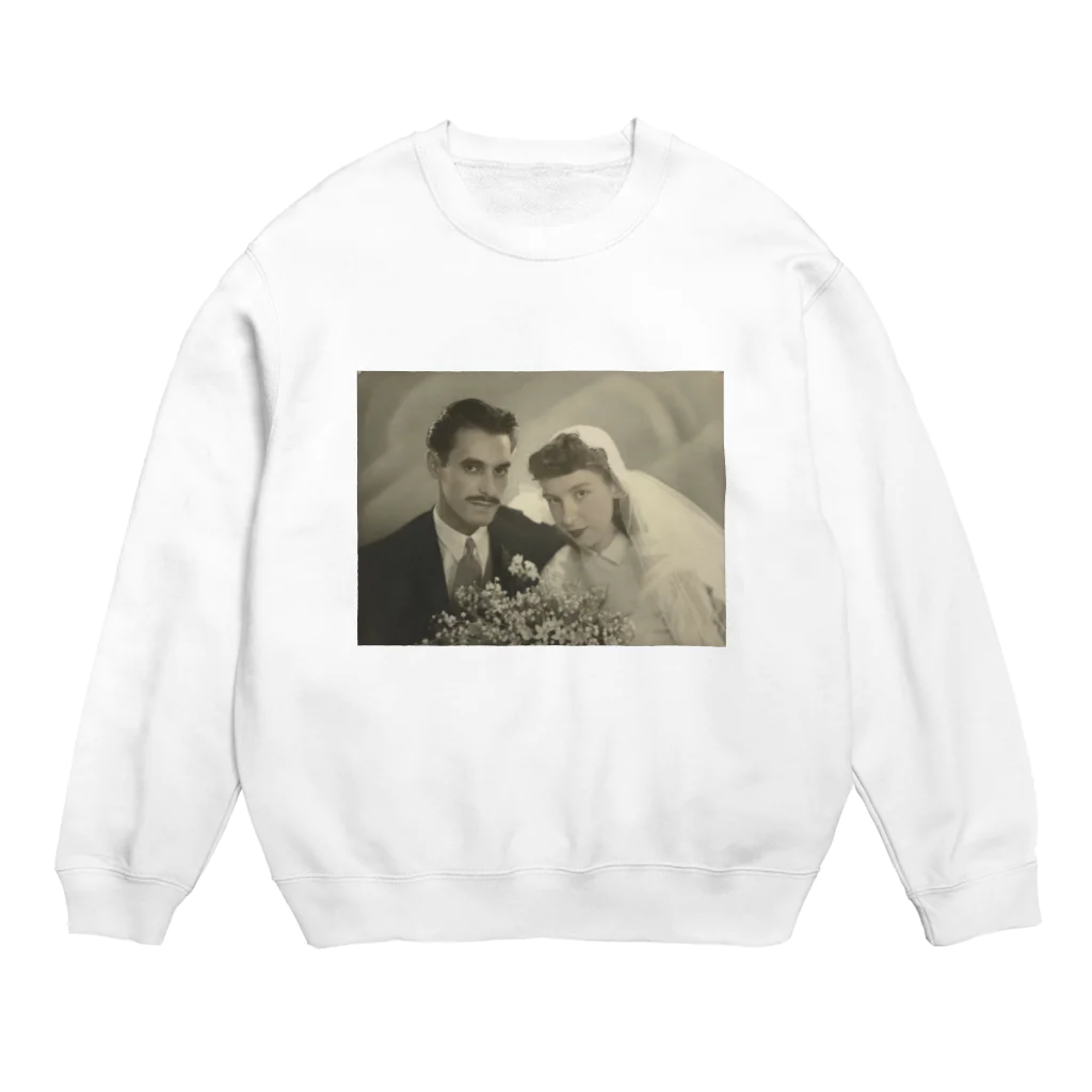 Aka_saeのJust married! Crew Neck Sweatshirt