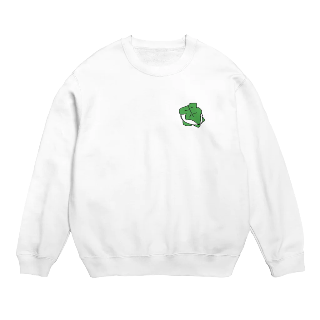 新しい村の柏餅love Crew Neck Sweatshirt