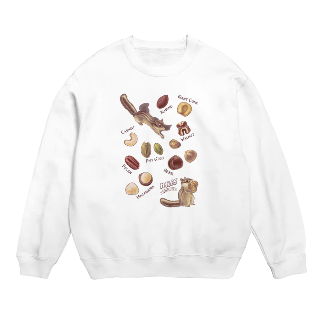 huroshikiのNUTS collection ナッツコレクション Crew Neck Sweatshirt