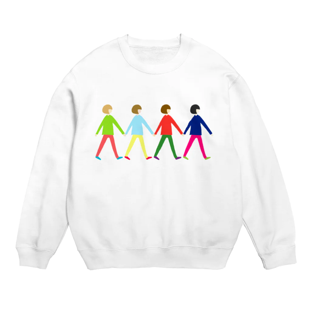 みなみゆきこのなかよしフレンズ Crew Neck Sweatshirt