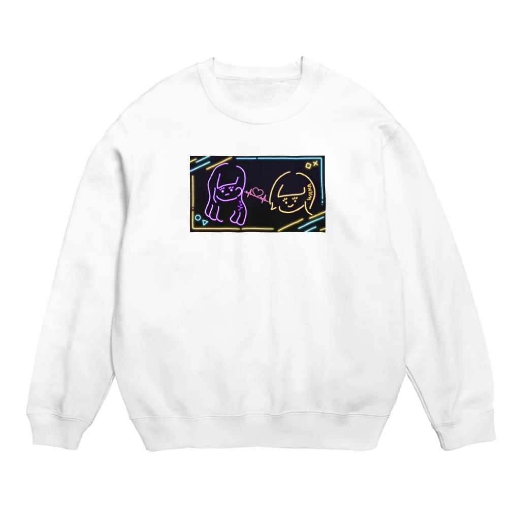 わーゆうマート👛のネオわーゆう Crew Neck Sweatshirt