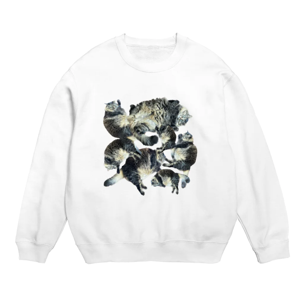 (^｡^)のかんばやし Crew Neck Sweatshirt