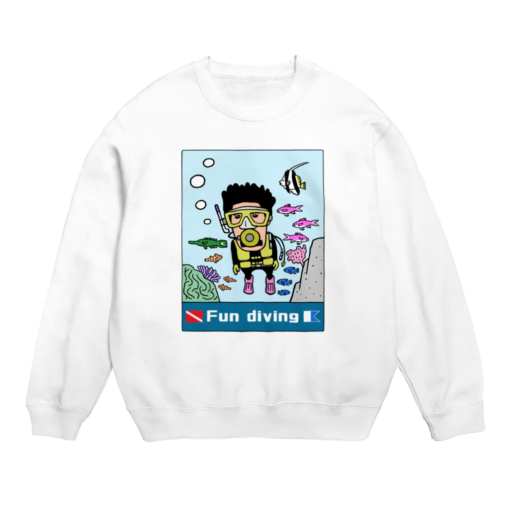 P-STYLEのファンダイビング Crew Neck Sweatshirt