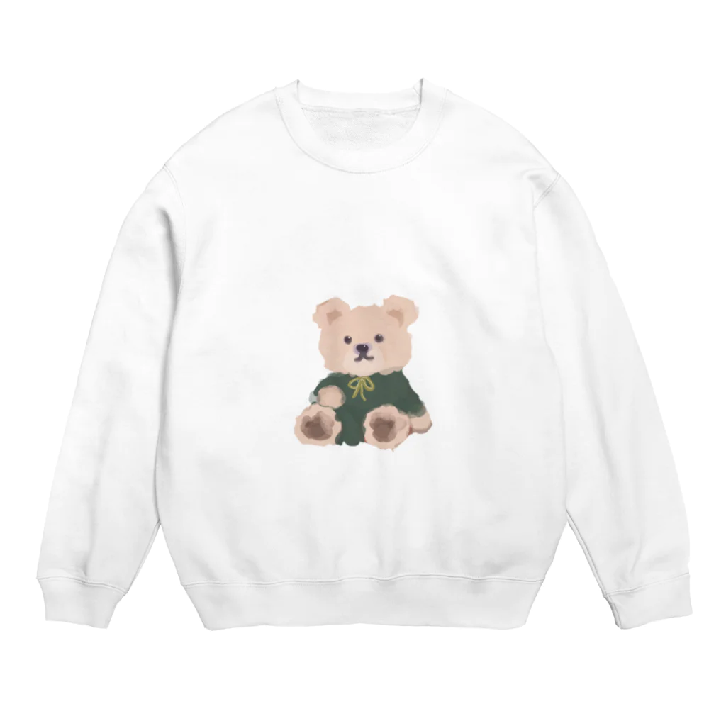 ほんのり偉そうなクマのほんのり偉そうなクマさん Crew Neck Sweatshirt