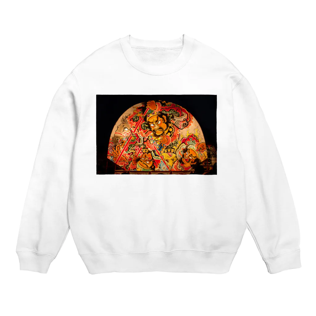 古川　曻一の黒石ねぷた (12) Crew Neck Sweatshirt