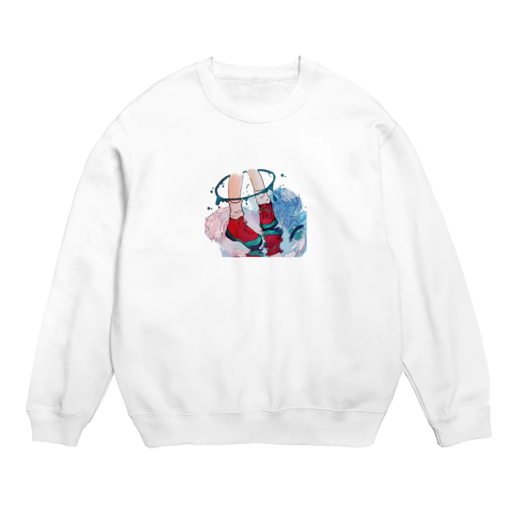 amemugi（あめむぎ）のあしかせ。 Crew Neck Sweatshirt