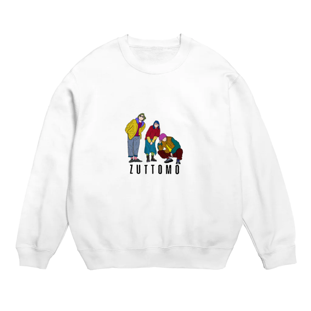 UCHILAughのzuttomo Crew Neck Sweatshirt