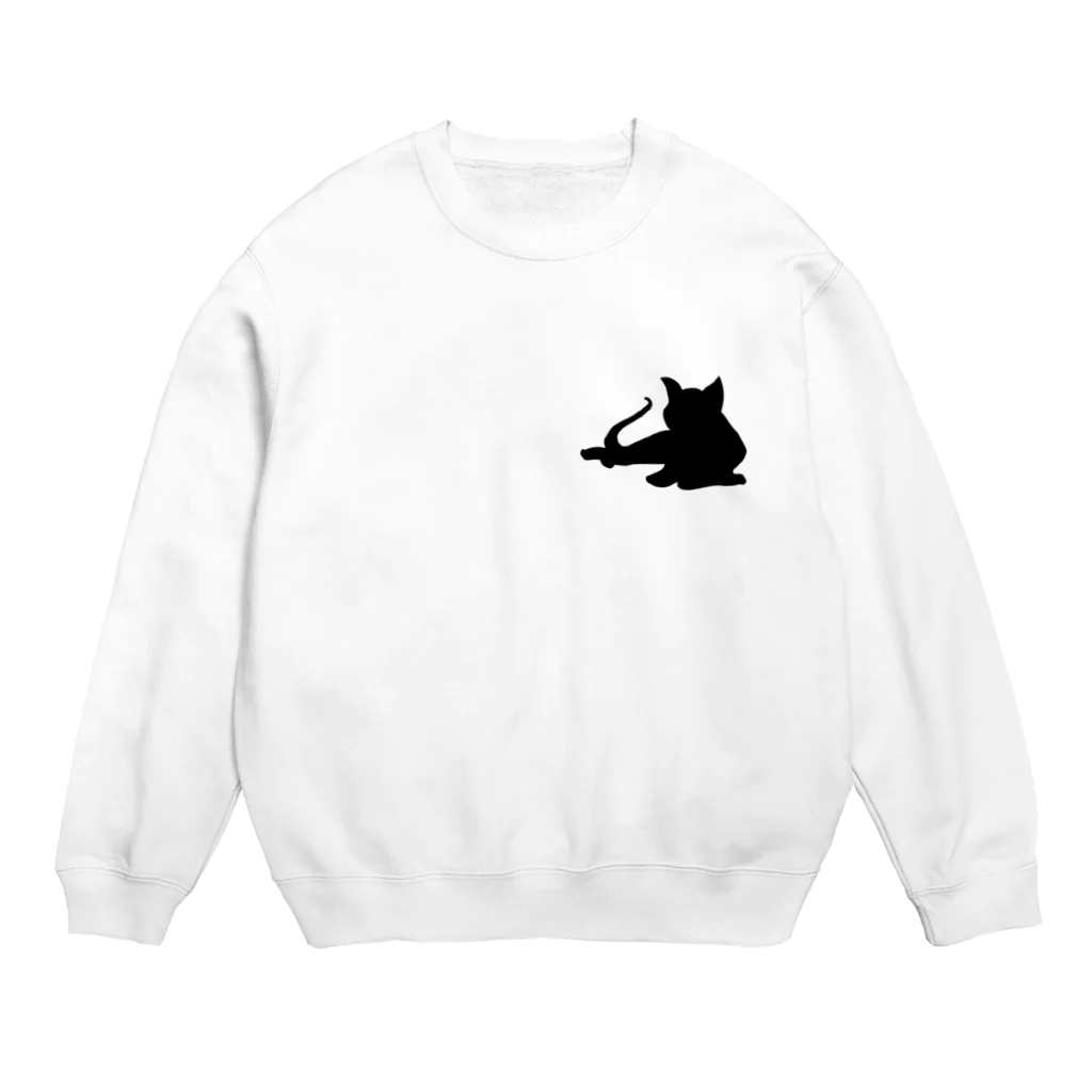 生き物 ファッションのくつろぎ猫ちゃん Crew Neck Sweatshirt